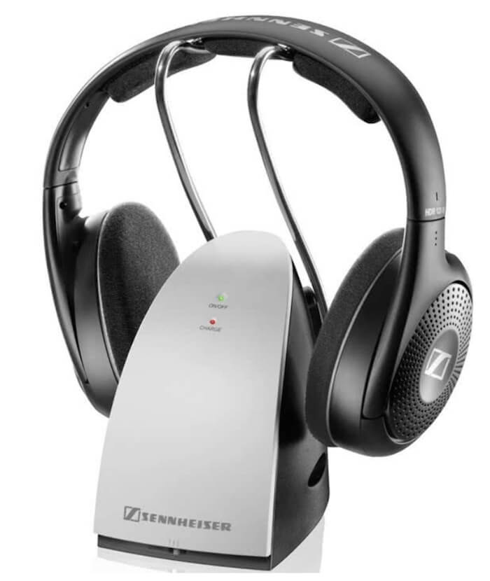 tv met draadloze koptelefoon